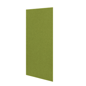 Jangal Wandpaneel Modular Wall in Limettengrün aus Filz mit gefasten Kanten für moderne Wandgestaltung.