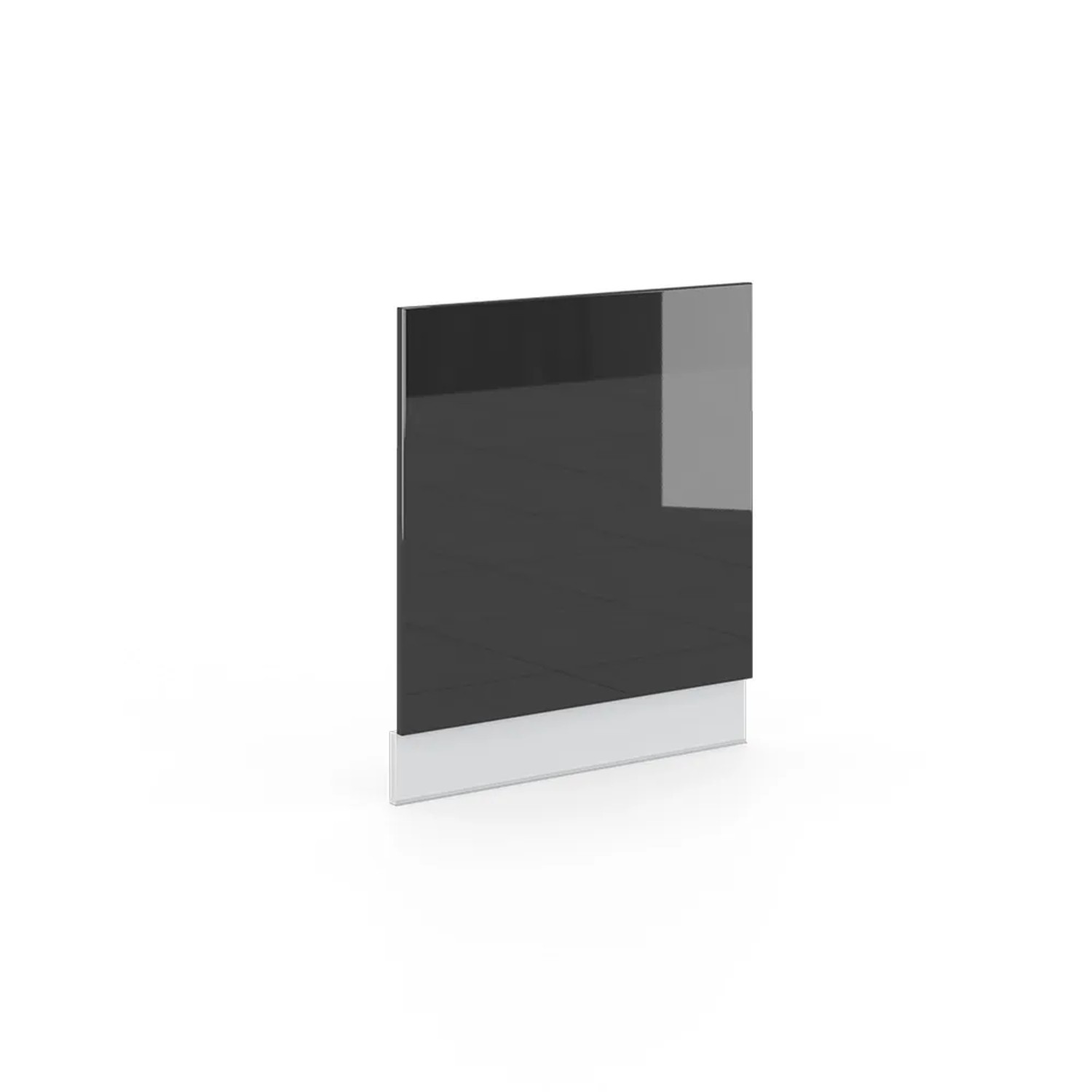 Vicco Frontblende Fame-Line Anthrazit Hochglanz/Weiß 60 cm ohne Arbeitsplatte
