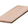 Unbehandelte Leimholzplatte Buche, 80x20x1,8 cm, für Regalböden und Möbelbau.