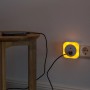 Müller-Licht LED-Nachtlicht Sirius Square, weiß, mit Sensor in Steckdose, warmweißes Licht.