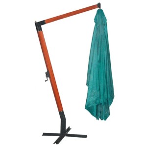 vidaXL Ampelschirm Melia 300x400 cm Grün 40079