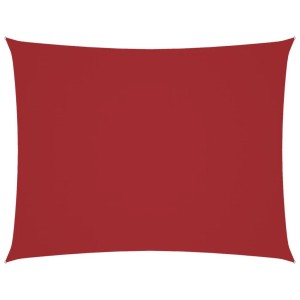 vidaXL Sonnensegel Oxford-Gewebe Rechteckig 2,5x4 m Rot 135647