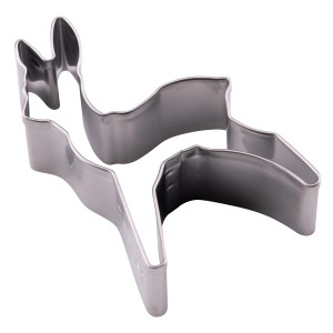 Zenker Ausstecher Rehkitz 6,9 cm x 4,6 cm x 2,6 cm Silber