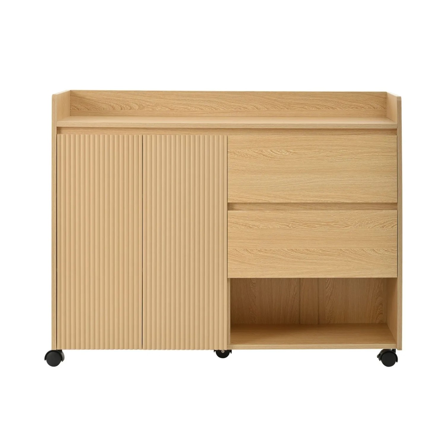 PXloue Schuhschrank Beweglicher Schuhschrank  mit Verstellbare Regale