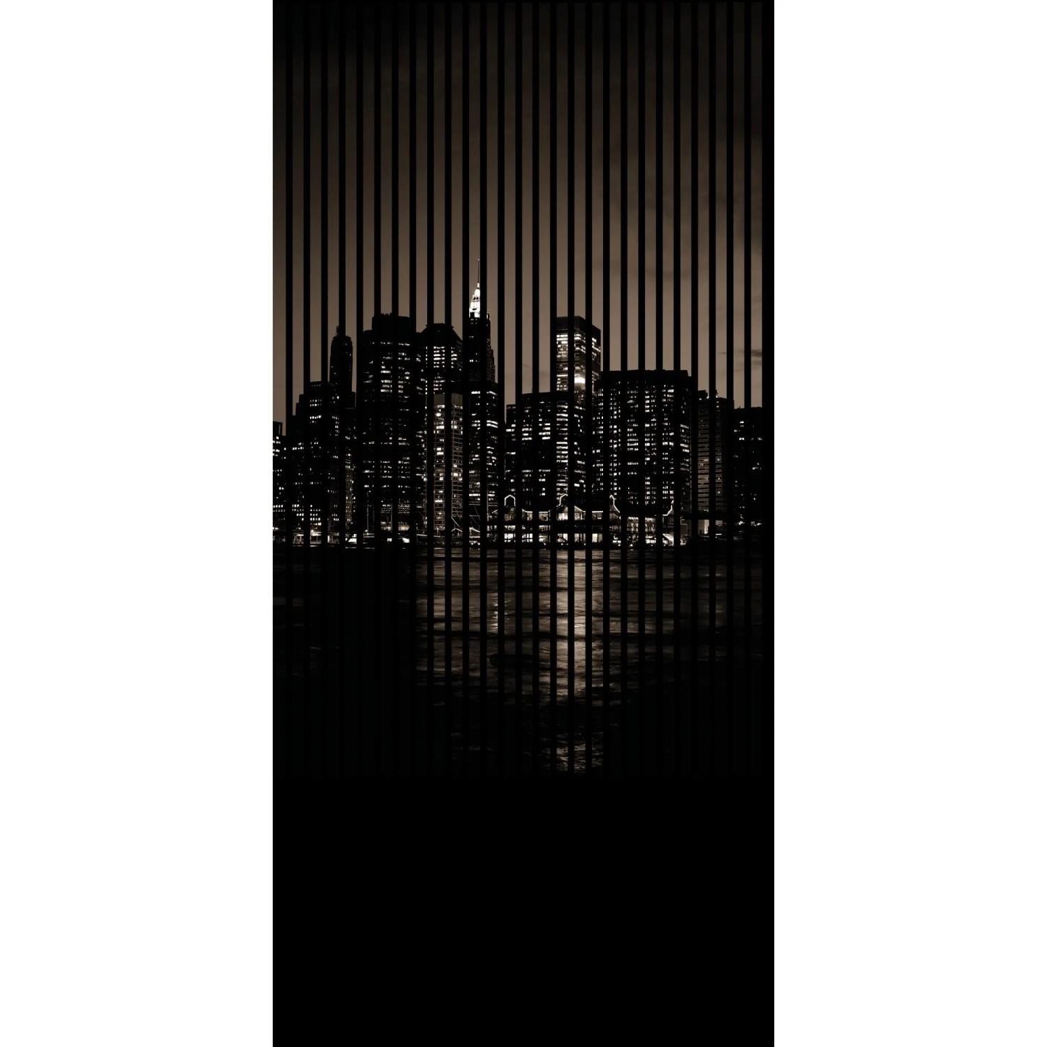 FN Acustico Akustikplatte New York 2 PET u. MDF Foliert 1.133 x 19 x 2.400 mm