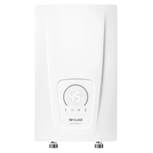 Clage CEX 11/13,5 kW Kompaktdurchlauferhitzer, elektronisch geregelt, mit Display.