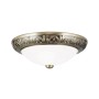 Antike Deckenleuchte Pankok Ø 28cm von Orion Leuchten. Klassische Lampe mit bronzefarbener Fassung.