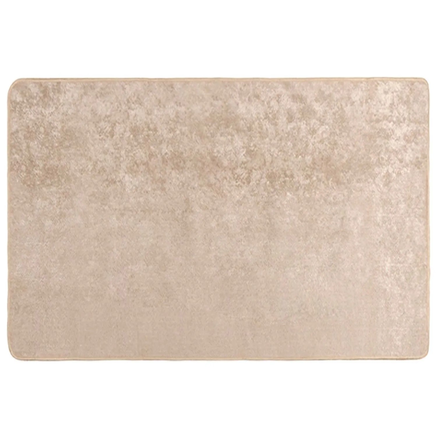 vidaXL Teppichläufer MARSA Beige 100 x 150 cm Polyester und PVC 42023090