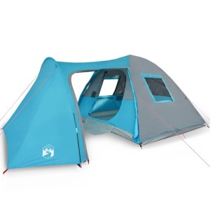 vidaXL Kuppel-Familienzelt 6 Personen Blau Wasserdicht 94354