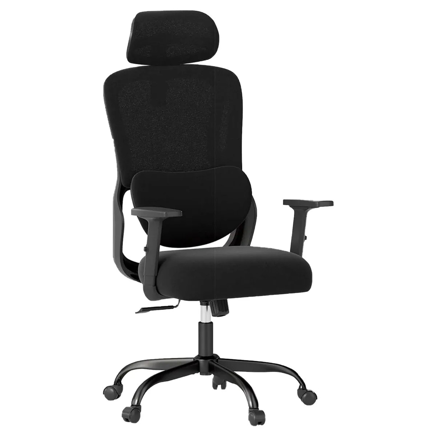 Costway Ergonomischer Bürostuhl mit Gepolstertem Sitz Höhenverstellbar