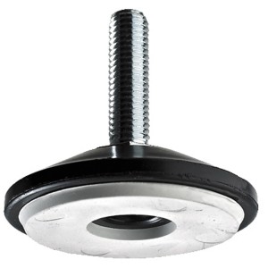 Hettich Bodenausgleichsschraube M10 mit Rutschstopp für Möbelbeine, 2 Stück.