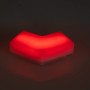 Trio Lines LED-Verbinder, V-Form, rot leuchtend. Smartes Lichtsystem für individuelle Beleuchtung.