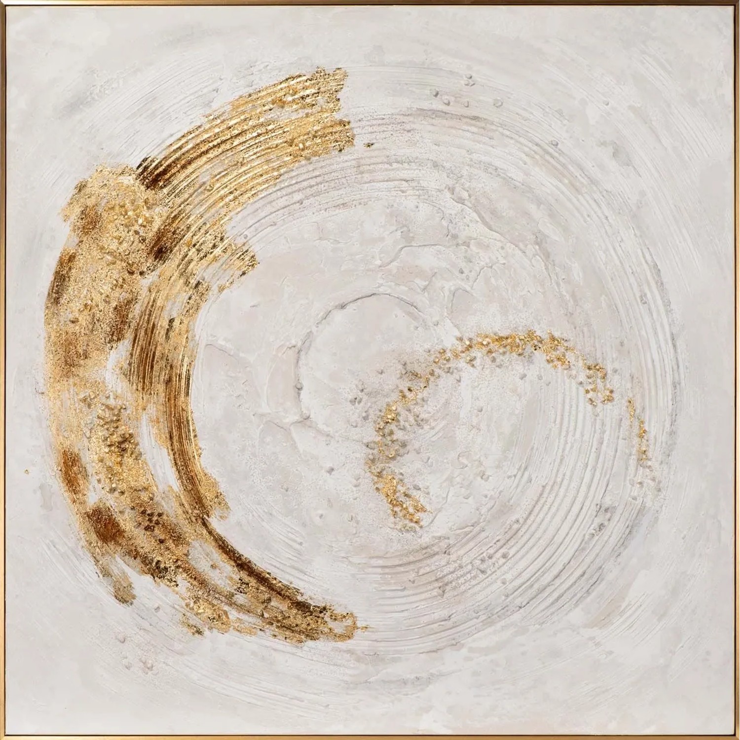Art Universe Leinwandbild Golden Swing 100 x 100 cm