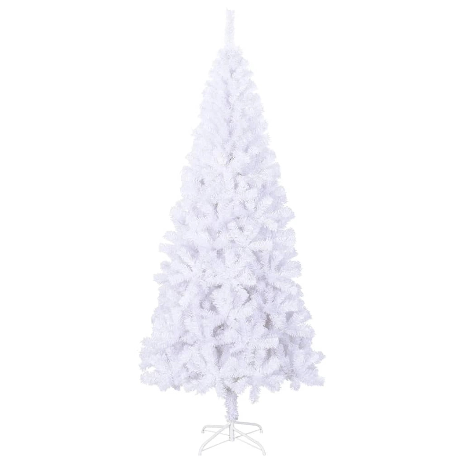 vidaXL Künstlicher Weihnachtsbaum L 240 cm Weiß