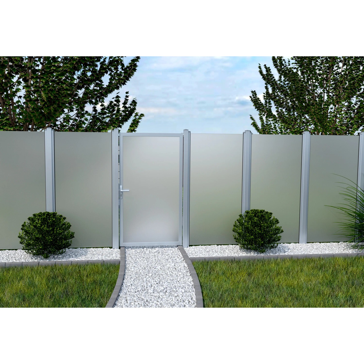 Sichtschutzgitter Für Garten & Balkon – 110 G/m², Grau Metallic, 1 X 50 M, UV-beständig, Leicht Zu Installieren