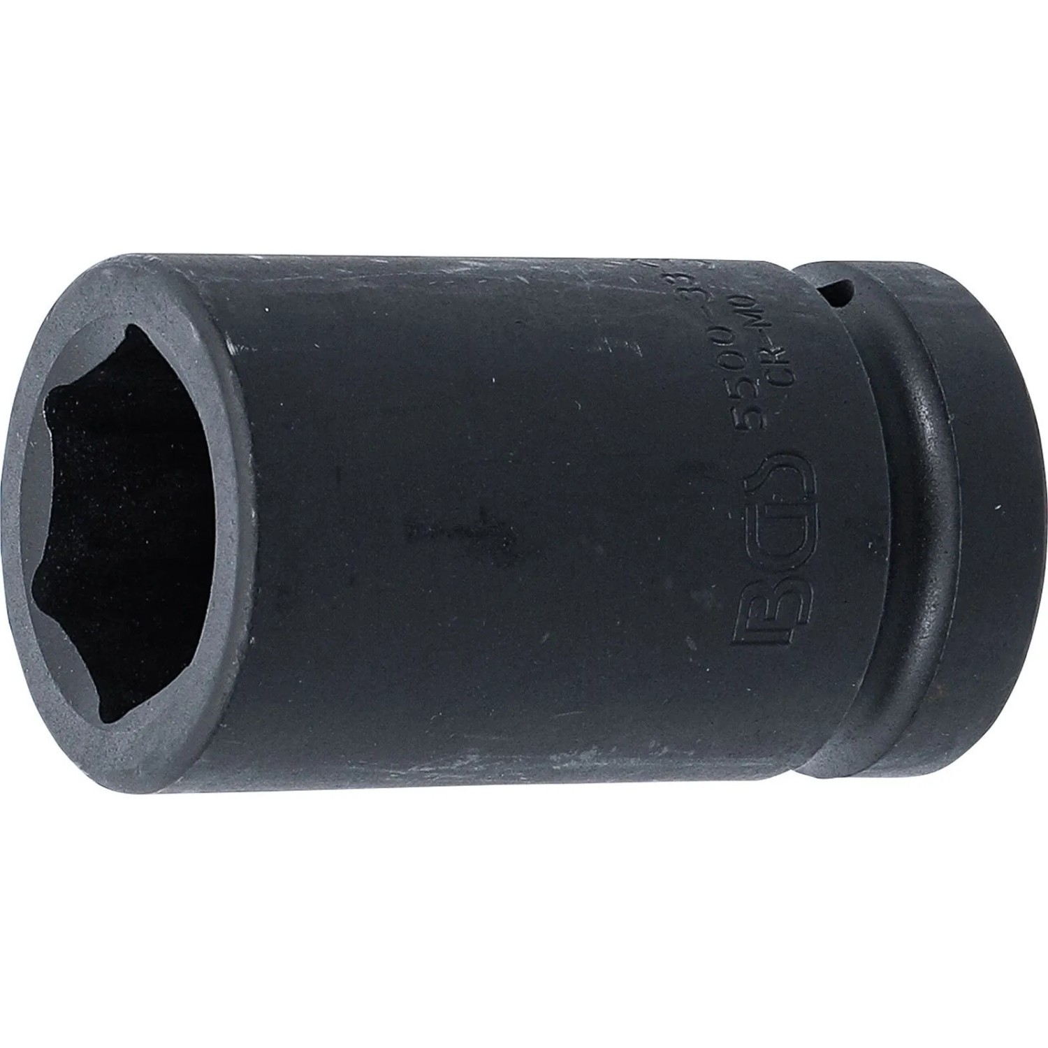 BGS Kraft Steckschlüssel Einsatz Sechskant Tief Antrieb Innenvierkant 25 Mm  1 Zoll  SW 33 Mm 5500 33