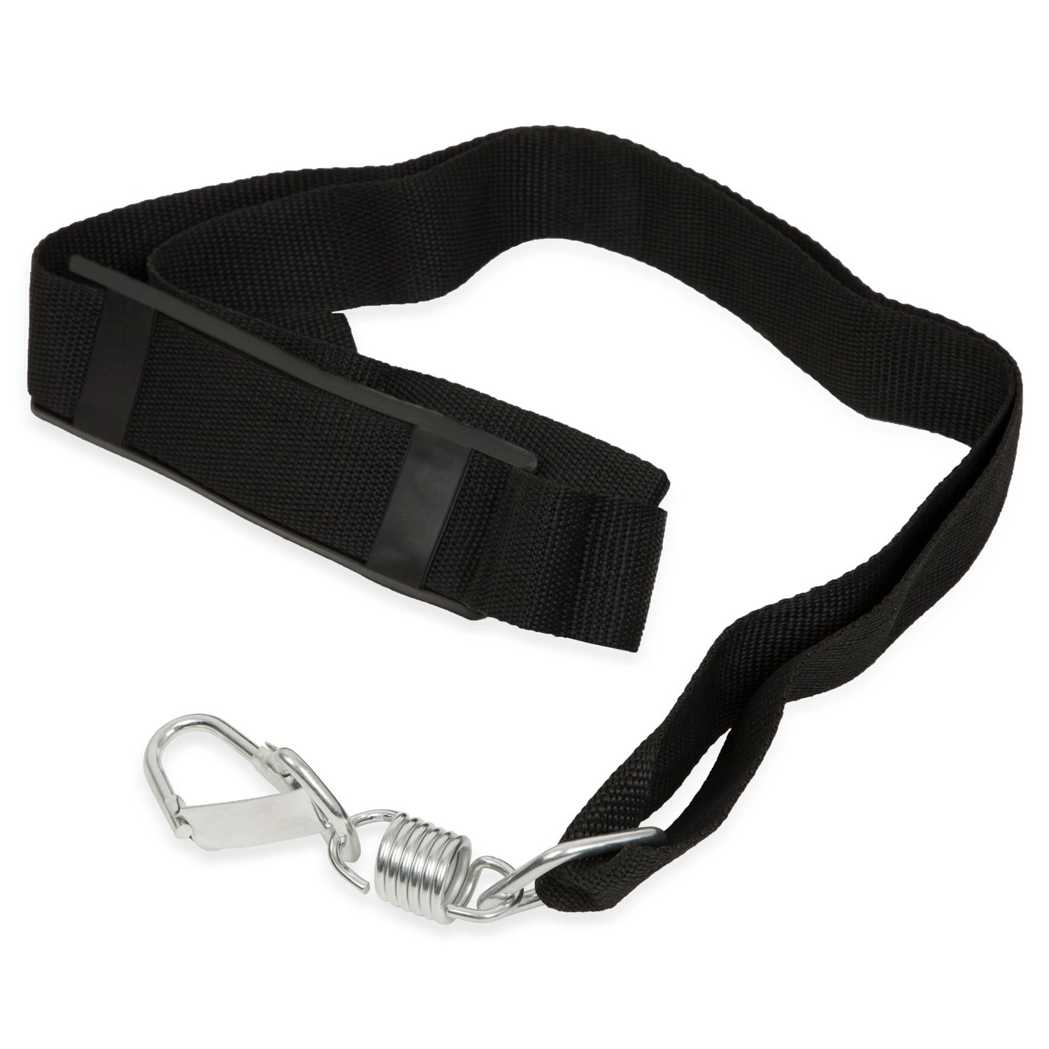 Tragegurt für EBERTH Motorsense/Freischneider, schwarz mit Karabinerhaken.