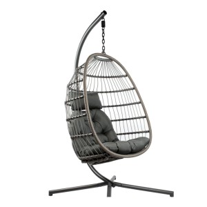 osoltus Hängesessel Hängeei Gartenlounger mit Hängezugfeder Schaukelstuhl XL Pura