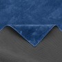 Dunkelblauer Pergamon Hochflor Teppich Melia, 140x200cm, mit rutschfester Unterseite.