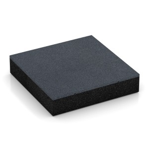WARCO Fallschutzplatte, schiefergrau, 50x50x11 cm, für den Trockenausbau.