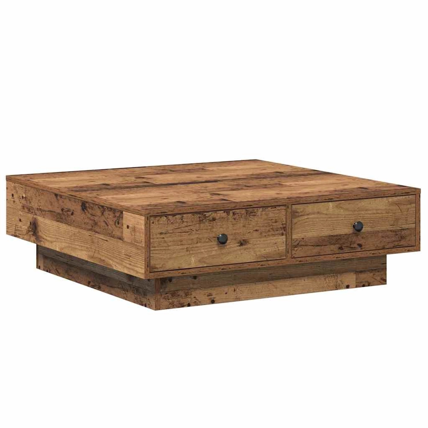vidaXL Couchtisch Altholz 90 x 90 x 28 cm Holzwerkstoff 868802 günstig online kaufen