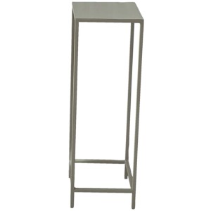 Beiger Boltze Tisch Corvin, 55 cm hoch, aus Eisen, modernes Deko-Element für Geschenkartikel.