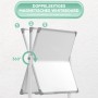 HOMCOM Whiteboard: Drehbar, doppelseitig, mit 360° Funktion für Büro und Präsentation.