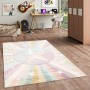 Bunter Kinderteppich mit Sternenmotiv, Pergamon Maui Kids Rainbow Star, 80x150 cm.