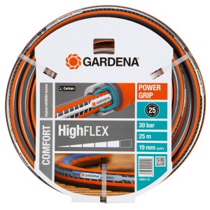 Gardena Comfort HighFlex Gartenschlauch 19 mm (3/4) 25 m, formstabil und druckfest bis 30 bar.