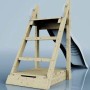 OutdoorToys Rutsche Fuchs, 175cm, eisblau. Kinderrutsche aus Holz mit Leiter für Spieltürme & Spielanlagen.