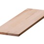 Unbehandelte Leimholzplatte Buche, 80x20x1,8cm, für Regalböden und Möbelbau.