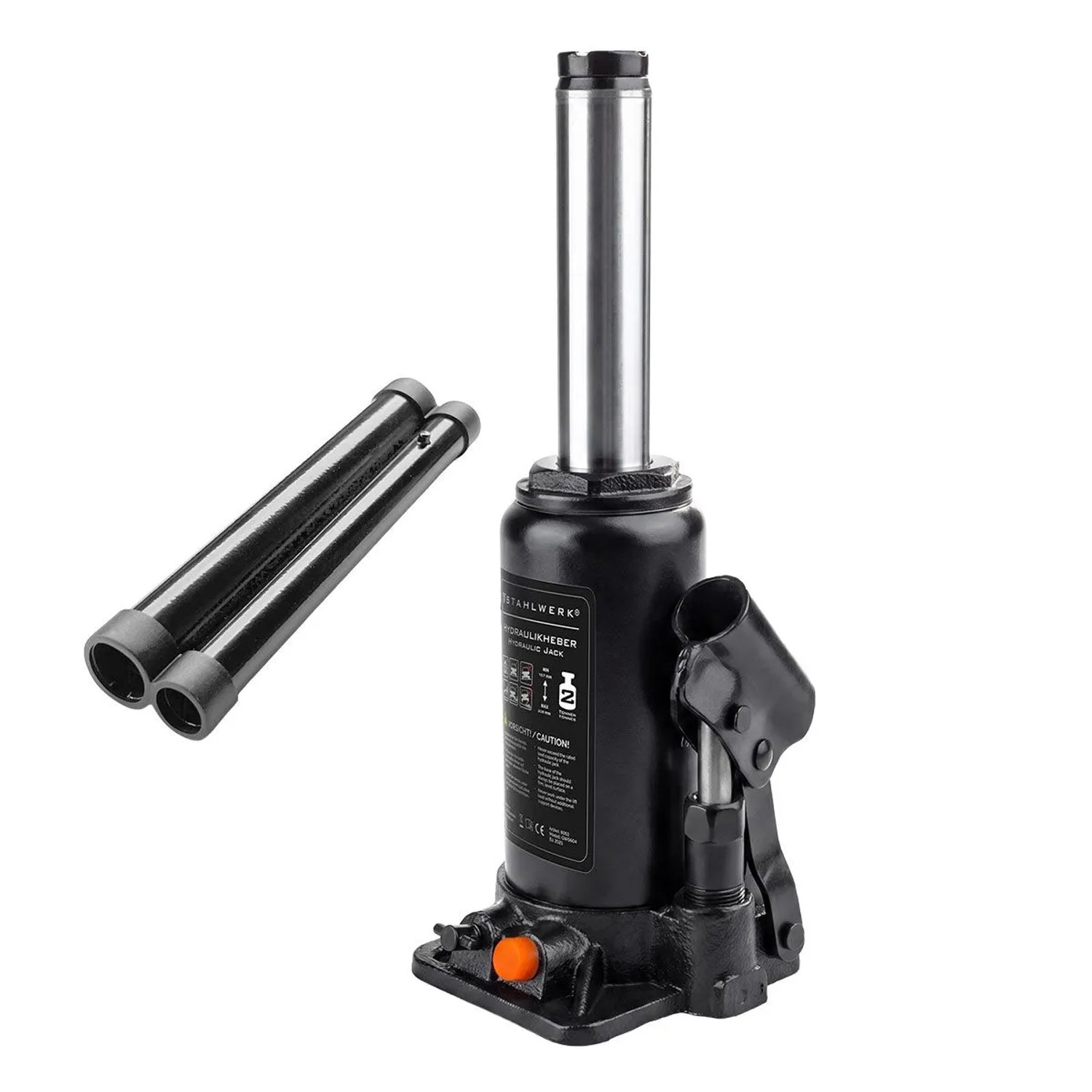 STAHLWERK Hydraulikheber 2 T 158 Bis 308 mm Stempelwagenheber Autoheber Wagenheber