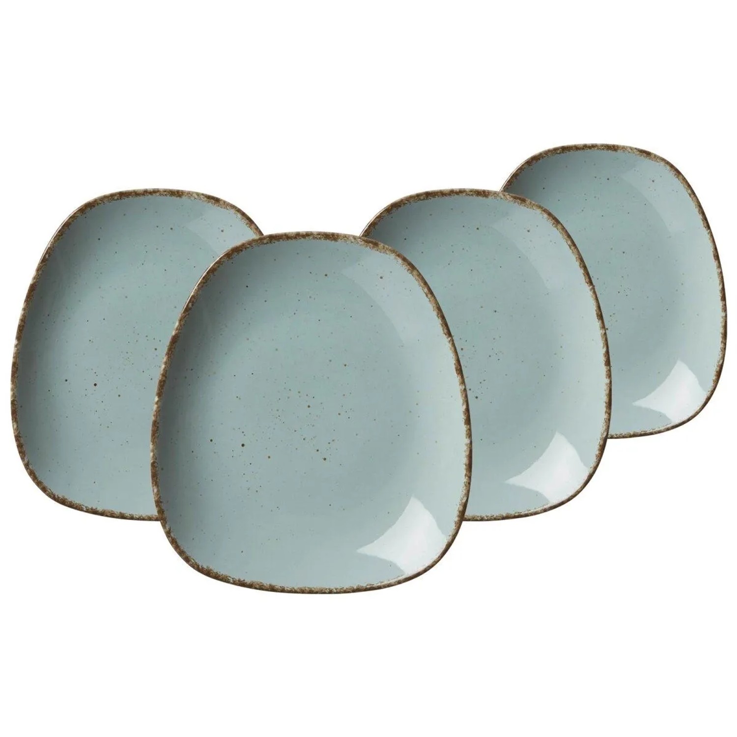 Ritzenhoff & Breker Casa Dessertteller 22,5 x 20 cm 4er Set Blau
