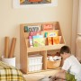 SoBuy Bücherregal Kinderregal mit 3 Ablagefächern und 2 Offenen Fächern KMB01-N_2