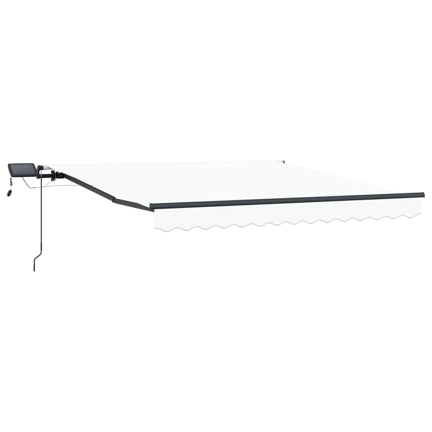 vidaXL Einziehbare Markise Weiß 300 x 250 cm Stoff 3330074 günstig online kaufen