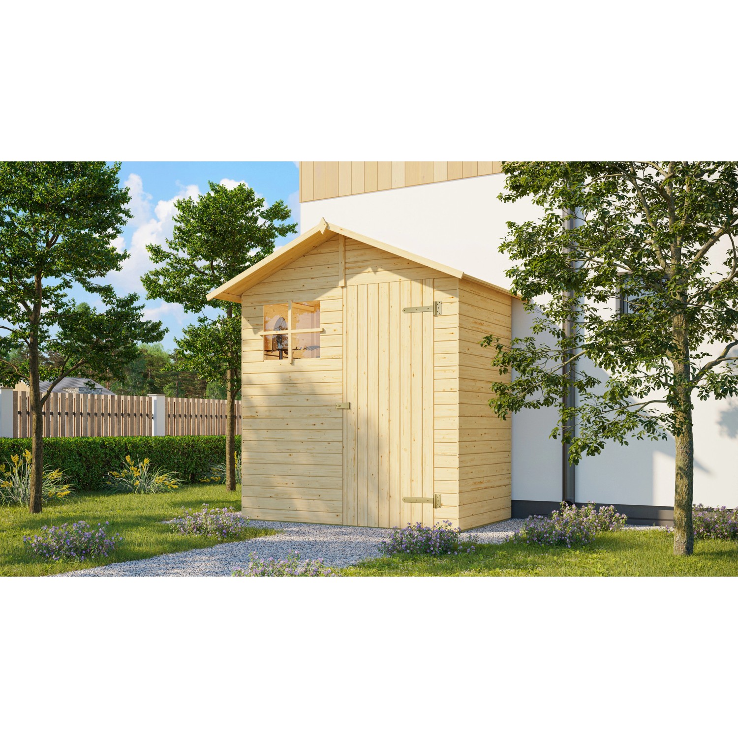 Weka Holz-Gartenhaus Easy Natur 180 cm x 100 cm