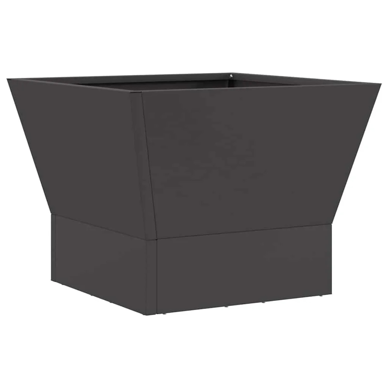 vidaXL Feuerstelle Schwarz 40 x 40 x 35 cm Stahl 858908
