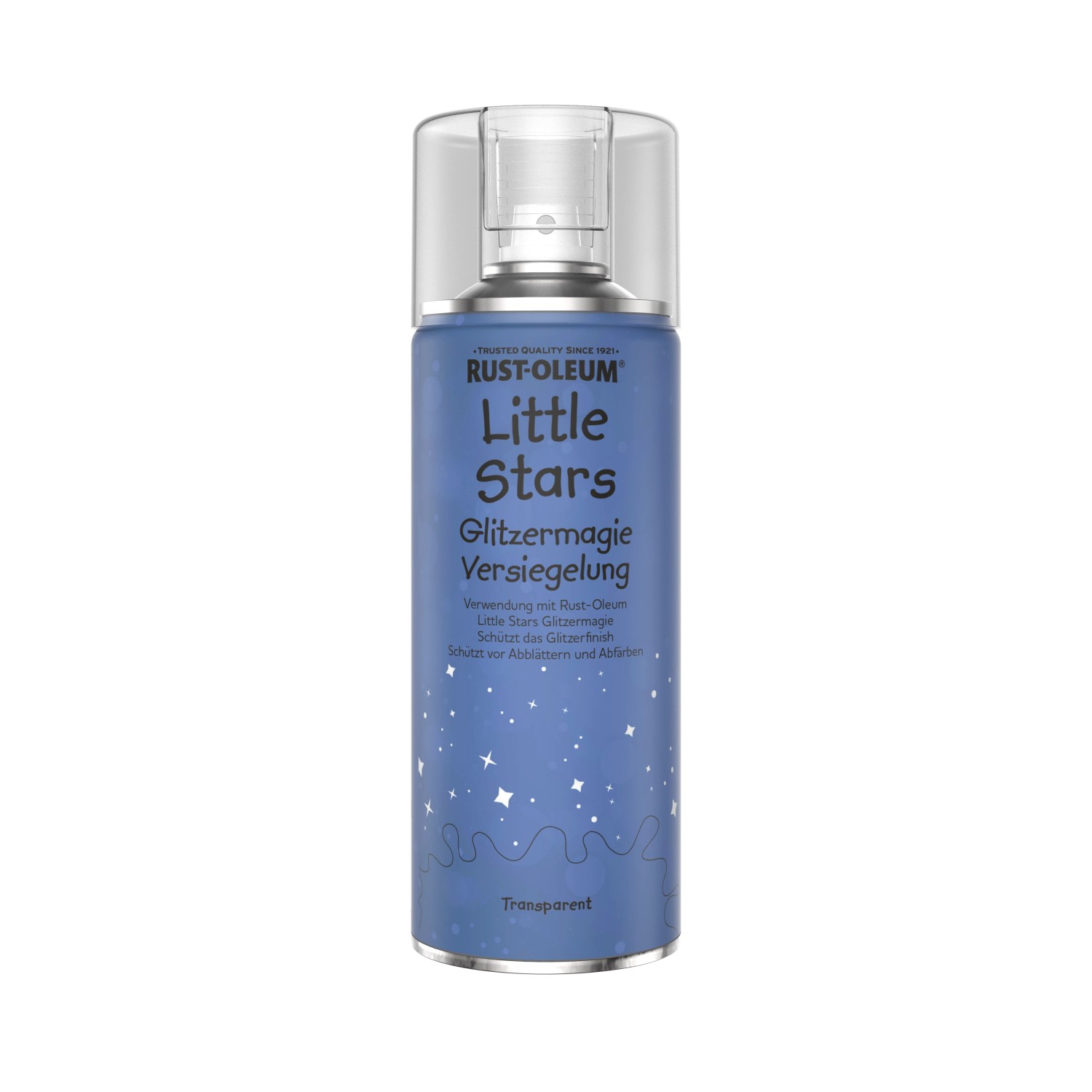 Rust-Oleum Little Stars Glitzermagie Sprühfarbe Versiegelung Transparent 400 ml