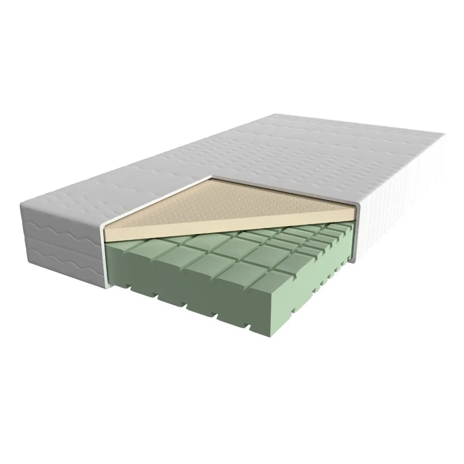 AM Qualitätsmatratzen Premium 7 Zonen Latexmatratze Made in Germany 90x200cm H3