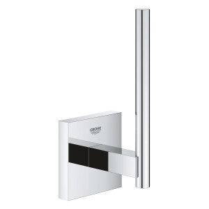 Grohe QuickFix Reservepapierhalter Start Cube Chrom für die Wandmontage.