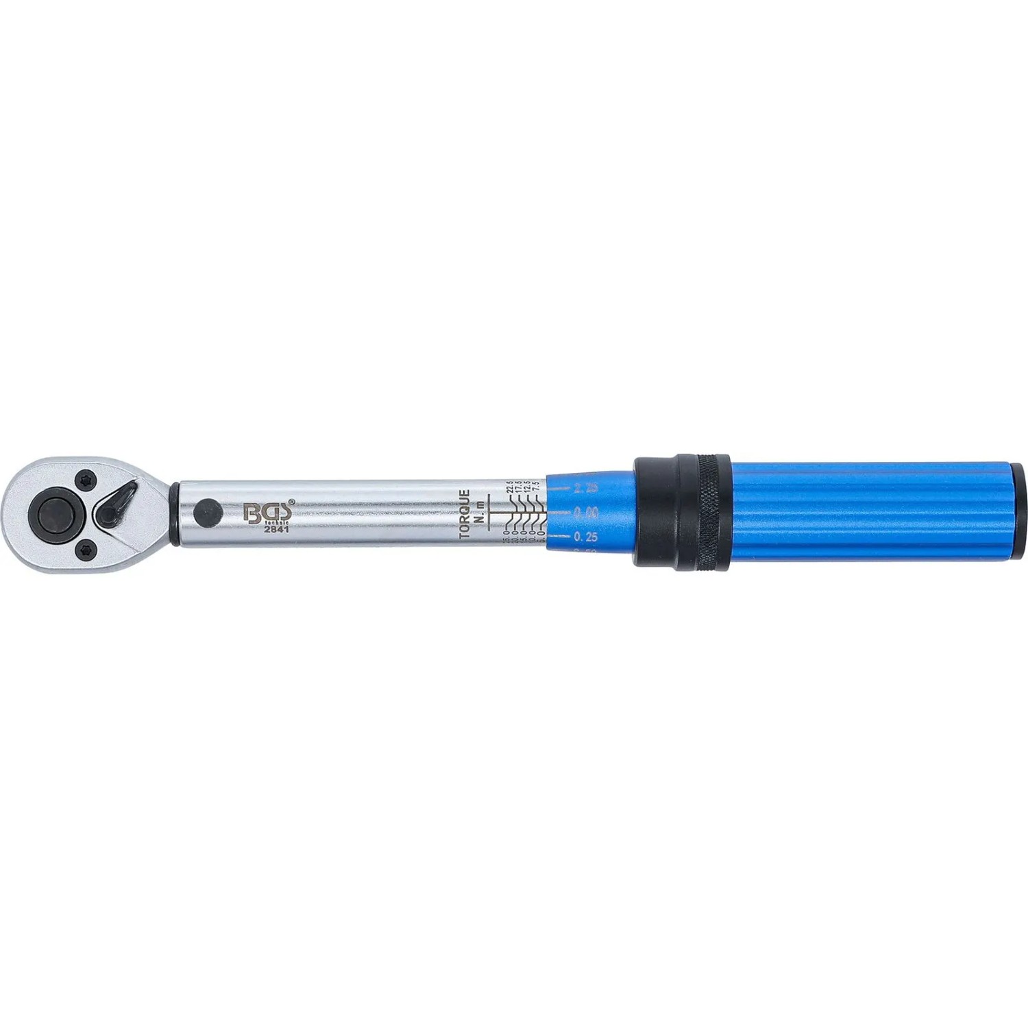 BGS Drehmomentschlüssel Abtrieb Außenvierkant 10 Mm  3 8 Zoll  5 25 Nm 2841