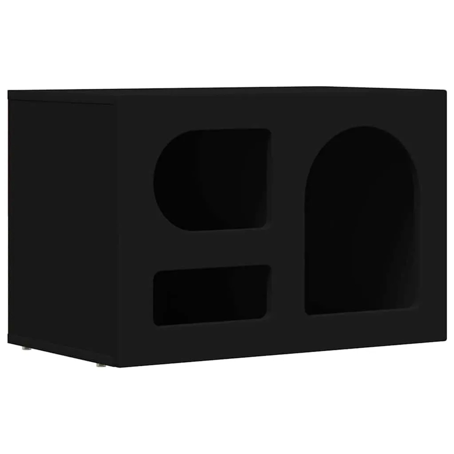 vidaXL TV-Schränk Schwarz 60 x 35 x 40 cm Holzwerkstoff 891285 günstig online kaufen