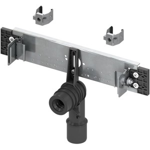Teceprofil Anschlusseinheit für Waschtisch, bestehend aus Traverse, Anschlussbogen und Befestigungsmaterial.