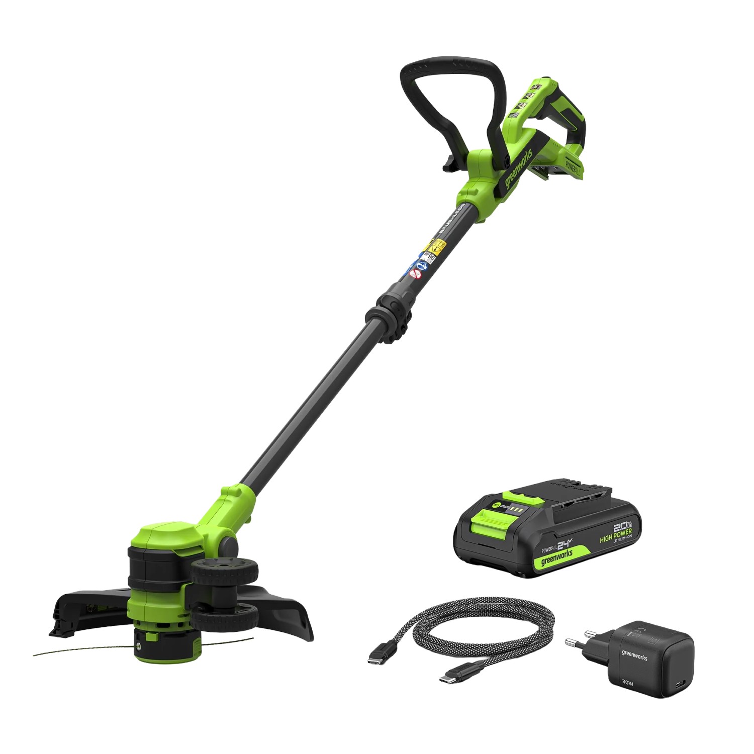 Greenworks Akku-Rasentrimmer-Set Gen 2 Klinge 30 cm