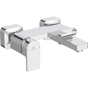 Aufputz Badearmatur Edge von Ideal Standard in Chrom, mit Hebel und Auslauf.