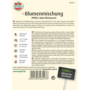 Samenpackung Sperli´s Späte Blütenpracht: Blumenmischung für späte Aussaat, ideal für Bienen und Insekten.