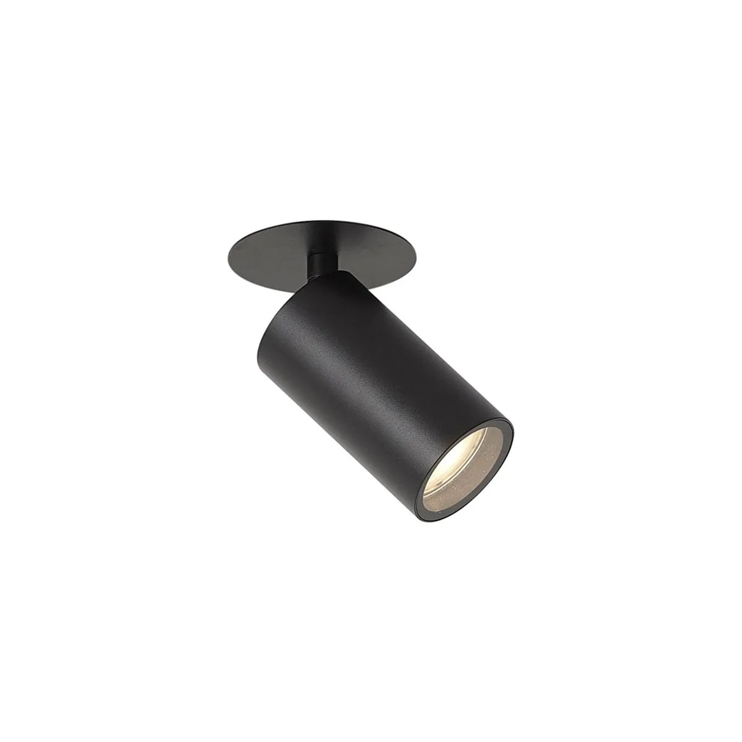 QAZQA Moderner Einbaustrahler Schwarz GU10 50mm IP44 Chels