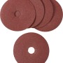 LUX Fiberscheiben Classic, 5 Stück, Ø 125mm, Körnung 100, für Winkelschleifer.