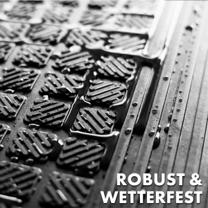 KARAT Stufenmatte Gummi Diamond, 30x120cm, 5er-Set, wetterfest und rutschhemmend.