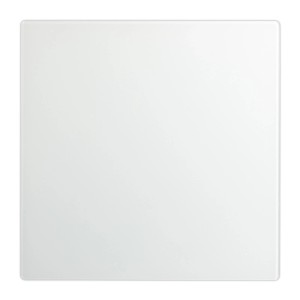 Relaxdays Glas Magnetboard Sicherheitsglas Weiß Magnetisch 40 cm x 40 cm 1,9 kg